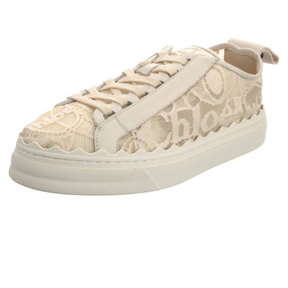 Chloe Lauren lace low-top sneakers